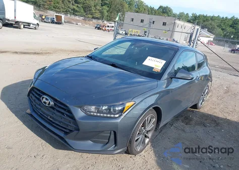 2019 Hyundai Veloster 2.0 Premium из США, поврежденный, VIN KMHTG6AF2KU012902